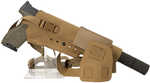 Cole-tac VWX104 Varmint Wrangler Xl Pistol Holder Chest Coyote Brown Left Hand