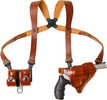 Galco MCII104 Miami Classic II Shoulder System Shoulder Fits Chest Up To 56"/Sig P365 X Macro Tan Steerhide Right Hand