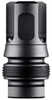 Dead Air Armament Xeno 3-Prong Flash Hider 9MM 5/8X24 Thread Pitch Nitride Finish Black DA130