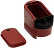 Shield Arms MPME5Red Magazine Extension 5Rd Compatible W/ Shield Arms M&P 2.0 Red Anodized Aluminum