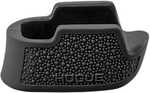 Hogue 18030 Overmolded Extension Base Pad Cobblestone Fits Sig Sauer P365 12Rd Black Rubber