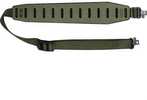 Quake Claw Standard 2.0 2 Point Rifle Sling Olive Drab Green Includes Hush Stalker II QD Metal Sling Swivels 50035-3