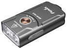 FENIX E03R V2 Flashlight White and Red LED 500 Lumens 2.07" Long Anodized Finish Gray Built-in 400 mAh Battery Includes 