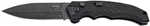 Boker 01Bo796 Intention II 3.35" Folding Dagger Plain D2 Steel Blade Black G10 Handle