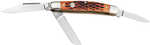 Boker 110852 Stockman Traditional Medium Clip Point/Sheepsfoot/Spey Plain D2 Steel Blade Brown Jigged Bone Handle