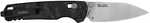 Kershaw 6105Cf Bel Air Folding/Reverse Tanto Plain Blackwash CPM MagnaCut Steel Blade/Bright Nickel Cerakote 6061-T6 Alu