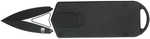 CobraTec Knives CTASPBLK Asp 1.94" OTF Dagger Plain D2 Steel Blade, 3.31" Black Aluminum Handle