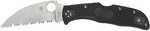 Spyderco C243FPWCBK Endela Lightweight 3.40" Folding Wharncliffe Plain Vg-10 SS Blade, Black Textured FRN Handle