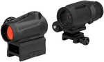 Sig Sauer Electro-Optics SORJMSR501 Romeo-MSR Gen II And Juliet5 Combo Kit Black 1X/5X 20 mm/42 mm 2 MOA Red Dot And Mag