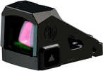 Sig Sauer Electro-Optics SORMDC60 Romeo-MDC Mini Daily Carry Black 1X26mm, 6 MOA Illuminated Red Dot Reticle
