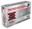 243 Winchester 20 Rounds Ammunition 80 Grain Soft Point