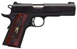 Browning Single Action Pistol 1911-22 Black Label Medallion Full Size 22LR 4.25" Barrel 10-Round Mag
