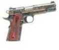 Standard Manufacturing 1911 Pistol 45 ACP 5" Barrel 7 Round Case Colored Engraved With Rosewood Grip Semi Automatic