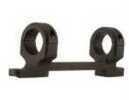 DNZ Products 1" Ring Mount Low Remington 700 Short Action Black 14700