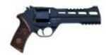 Chiappa Rhino 60DS 9mm revolver, 6-Inch Barrel, 6-round magazine Capacity, Medium Walnut Grips Md: 3