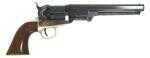 Cimarron 1851 Navy Oval Percussion Revolver 36 Caliber 7.5" Barrel Case Hardened Walnut Grip Standard Blue Finish CA000