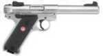 Ruger MK IV Target 22 Long Rifle Pistol 5.5" Barrel 10 Round Stainless Steel Finish Black Grip 40103