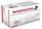 380 ACP 100 Rounds Ammunition Winchester 95 Grain Full Metal Jacket