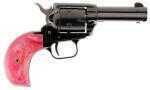 Heritage Rough Rider Revolver 22 Long Rifle / 22 Mag 3.50" Barrel Blued Finish Pink Bird Head Grip