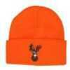 Outdoor Cap Knit Watch Cap Blaze Orange w/Deer One Size Model: KW03DH