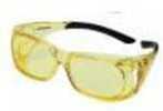 Champion Traps and Targets Shooting Glasses Over-Spec Ballistic, Amber 40634