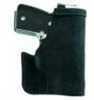 Galco Gunleather Pocket Protector Inside the Waistband Holster Fits Glock 26/27/33 Black Leather