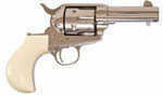Cimarron Doc Holliday 45LC Fixed Sights 3.5" Barrel Stainless Steel Finish Polymer Ivory Grip Revolver Pistol