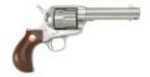 Cimarron Thunderer Revolver 357 Magnum 4.75" Barrel Walnut Smooth Grip Stainless Steel Frame Finish Pistol CA4509