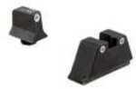 Trijicon Bright & Tough Night Sights Suppressor Height Set for Glock Pistols Green Tritium Front/Yellow Rear