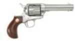 Cimarron Thunderer Stainless Steel Revolver 45 Colt 4.75" Barrel Walnut Smooth Grip Frame/Finish CA4507