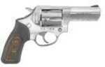 Ruger Sp101 Revolver 327 Fed Mag 3'' Barrel 6 Shot Stainless Steel Finish Rubber With Wood Insert Grips