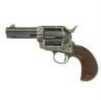 Revolver Taylor's & Company Uberti 1873 Cattleman 357 Magnum Checkered Birdshead Grip 3 1/2" Barrel Blued 6 Round