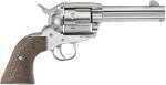 Revolver Ruger Vaquero 357 Magnum 4-5/8" Barrel Stainless Steel Fixed Sight Wood Grip Short Spur Talo HMR