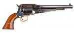 Cimarron 1858 Remintgom Army Percussion Revolver 44 Caliber 8" Barrel Blued Steel Frame 2-Piece Walnut Grip Standard Finish