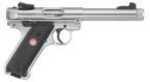 Ruger Mark IV Target Pistol 22 Long Rifle 5.5'' Barrel Stainless Steel Finish