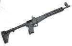 Kel Tec Sub 2000 Semi-Automatic Rifle 9mm Luger 16.25" Threaded Barrel 17+1 Rounds Uses for Glock Mag Synthetic Black Stock And Finish SUB2K9GLK17