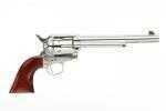 Taylor Uberti 1873 Cattleman Revolver 357 Mag 7.5" Barrel With Nickel Finish And Smooth Walnut Grips