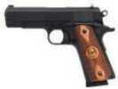 Iver Johnson 1911A1 Falcon 45 ACP 4.25" Barrel Fixed Sight 8 Round Matte Finish Wood Grip Semi-Auto Pistol