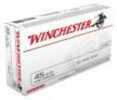45 ACP 50 Rounds Ammunition Winchester 230 Grain Full Metal Jacket