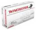 40 S&W 50 Rounds Ammunition Winchester 180 Grain Full Metal Jacket