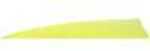 Trueflight Mfg Comp Inc Feathers Shield Cut 5 RW Chartreuse 100/Pk.