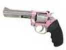 Charter Arms Target Pathfinder Pink Lady Revolver .22 LR 4" Barrel 6 Rounds Black Grips Two Tone Pin