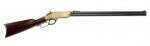 Cimarron 1860 Henry Civilian 44-40 Winchester Lever Action Rifle, 24" Barrel 12-Round Capacity, Brass Frame, Charcoal Finish Walnut Stock Md: CA239C01