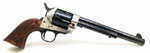 Cimarron Frontier 7.5" Barrel 45 Colt Silver Frame Laser Engraved Revolver