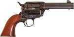 Cimarron Frontier 44/40 Winchester Pre War Frame Fixed Sight 4.75" Barrel Blued Colored Cased Walnut Grip Revolver