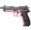 ATI GSG FireFly Semi Automatic Pistol 22 Long Rifle 4.9" Barrel 10 Round Capacity Black Polymer Grip With Pink Frame