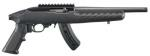 Ruger 22 Charger Semi-Automatic Pistol 22 Long Rifle 10" Barrel Black Poly A2 With Rail 15 Round
