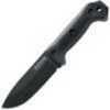 KABAR Becker Companion 5.25" Fixed Blade Knife Drop Point Plain Edge 1095 Cro-Van/Black Black Grivory Nylon Sheath BK2