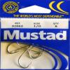 Mustad Hooks Poly Bag Nickel Slice Shank 10/ctn 92661-NI-1/0
