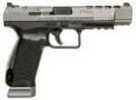 Century Arms Canik TP9SFX 9mm Luger 5.2" Barrel 20 Round Fiber Optic Sight Gray Slide Semi-Auto Pistol